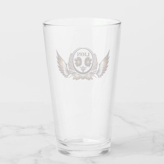 LION-Wing Drinkware タンブラーグラス (裏面)