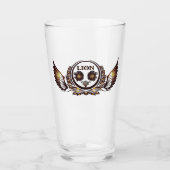 LION-Wing Drinkware タンブラーグラス (正面)