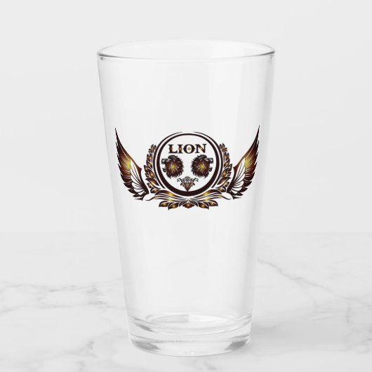 LION-Wing Drinkware タンブラーグラス (正面)