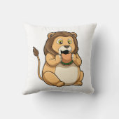 Lion with Burger クッション (裏面)