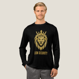 Lion With Crown - Gold Style 3 トライブレンドTシャツ