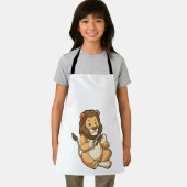 Lion with Nail arrows エプロン (インサイチュ)
