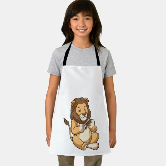 Lion with Nail arrows エプロン (インサイチュ)