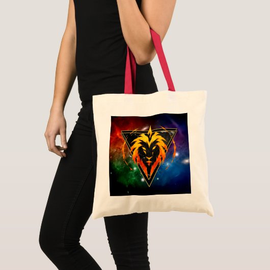 Lion Zodiaque Cadeau Astrologie トートバッグ (正面(商品))
