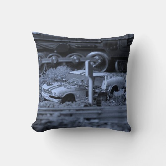 Lionelの戦後の列車および断念された車の枕 クッション (正面)