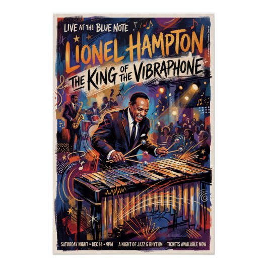 Lionel Hampton Live ポスター (正面)