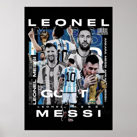 lionel messi, messi fan, messi art, messi jersey,  ポスター (正面)