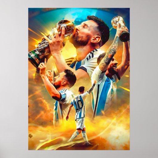 lionel messi, messi fan, messi art, messi jersey,  ポスター (正面)