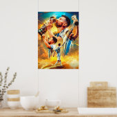 lionel messi, messi fan, messi art, messi jersey,  ポスター (キッチン)