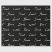 Lionel Vorname Name edles Geschenkpapier Papier ラッピングペーパー (フラット)