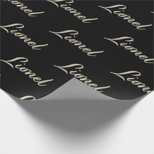 Lionel Vorname Name edles Geschenkpapier Papier ラッピングペーパー (角)
