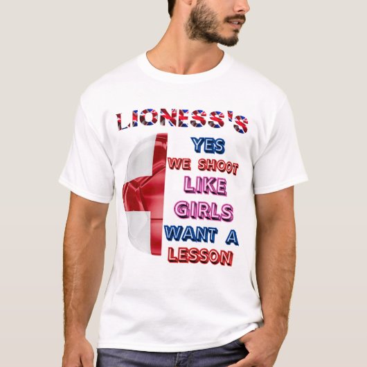 Lionessのデザインチームのサポート Tシャツ (正面)