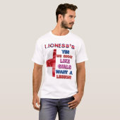 Lionessのデザインチームのサポート Tシャツ (正面フル)