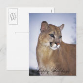 lioness2，ハッピーホリデー シーズンポストカード (正面/裏面)