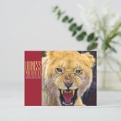 Lioness [ポストカード] ポストカード (スタンド正面)