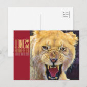 Lioness [ポストカード] ポストカード (正面/裏面)