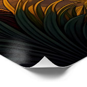 Lioness among a wilderness setting ポスター (コーナー)