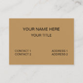 Lioness Animal Fearless  名刺 (裏面)