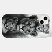 Lioness & Cubs Case-Mate iPhoneケース (裏面 (横))