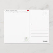 Lioness in Masai Mara, Kenya Travel Postcard ポストカード (裏面)