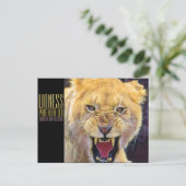 Lioness [Postcard] ポストカード (スタンド正面)