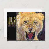 Lioness [Postcard] ポストカード (正面/裏面)