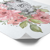 Lioness Premium Canvas Glossポスター(5 x 7) ポスター (角)