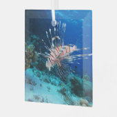 LionfishまたはPterois Miles、海リーフフィッシュ ガラスオーナメント (正面左)