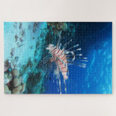LionfishまたはPterois Miles、海リーフフィッシュ ジグソーパズル (横)