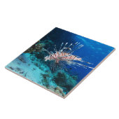 LionfishまたはPterois Miles、海リーフフィッシュ タイル (側面)