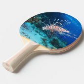 LionfishまたはPterois Miles、海リーフフィッシュ 卓球ラケット (正面アングル)