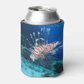 LionfishまたはPterois Miles、海リーフフィッシュ 缶クーラー (缶正面)