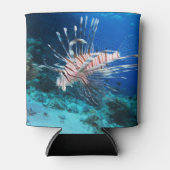 LionfishまたはPterois Miles、海リーフフィッシュ 缶クーラー (正面)