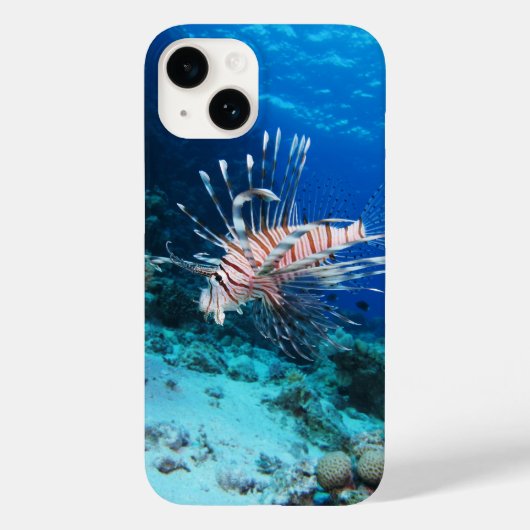 LionfishまたはPterois Miles、海リーフフィッシュ Case-Mate iPhoneケース (裏面)