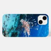 LionfishまたはPterois Miles、海リーフフィッシュ Case-Mate iPhoneケース (裏面 (横))