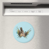 Lionfish -抽象デザイン – 写真の切り取り | マグネット (インサイチュ (食洗機))