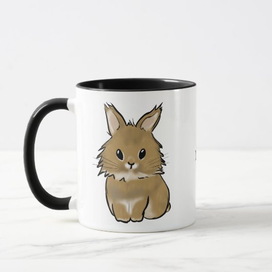 Lionhead bunny  マグカップ (左)