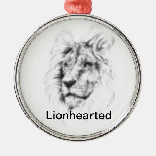 Lionheartedオーナメント メタルオーナメント (正面)