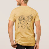 LionModeActivatedB トライブレンドＴシャツ (裏面)