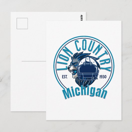 Lions country ポストカード (正面/裏面)