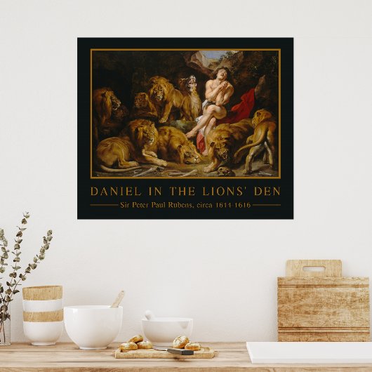 Lions’ Den art poster ポスター (キッチン)