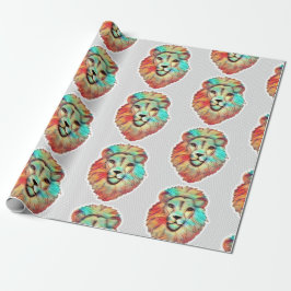 Lion's Head Wrapping Paper ラッピングペーパー