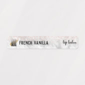 Lip Balm Mascaraエレガントロゴ製品ラベル ラベル (デザイン1)