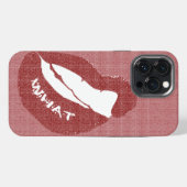 Lip Bite WHAT Case-Mate iPhoneケース iPhone 13 Pro Maxケース (裏面横)