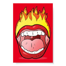 Lip on Fire 20" x 24"ポスター