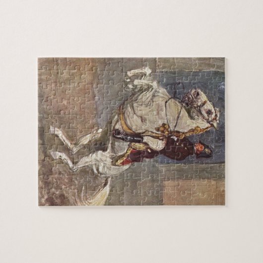 Lipizzanerの馬場馬術: Courbette ジグソーパズル (横)