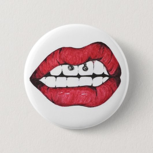 Lippen Button 缶バッジ (正面)