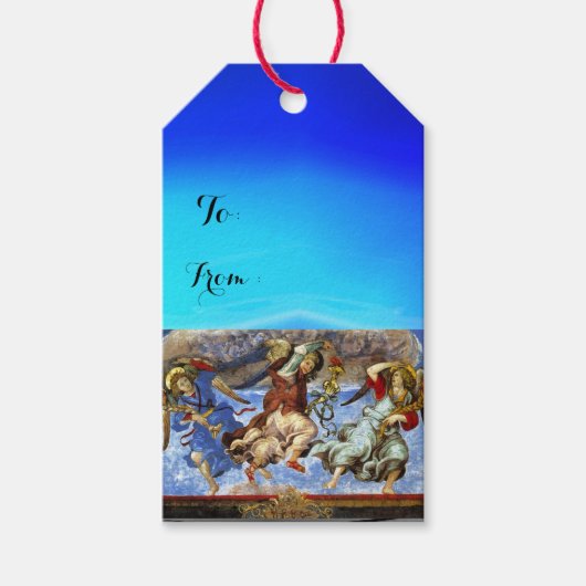 Lippiによる前提と受胎告知からの天使 ギフトタグ (正面)