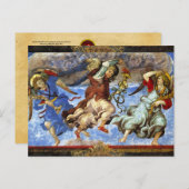 Lippiによる前提と受胎告知からの天使 シーズンポストカード (正面/裏面)