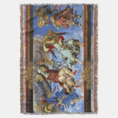 Lippiによる前提と受胎告知からの天使 スローブランケット (正面縦)